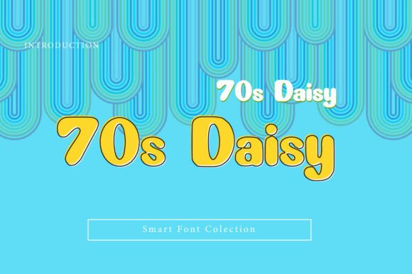 70s Daisy: A Vintage Typographic Powerhouse for Editorial Design