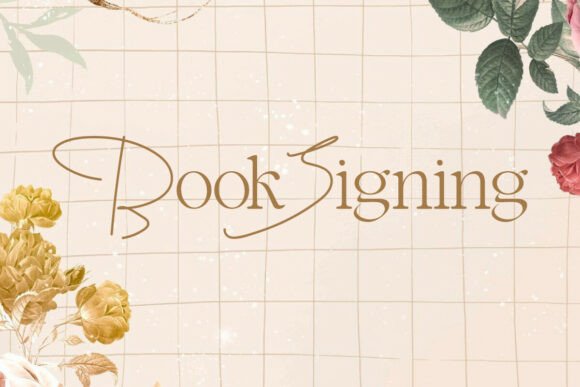 Book Signing: A Font for Literary Elegance in Craft Projects