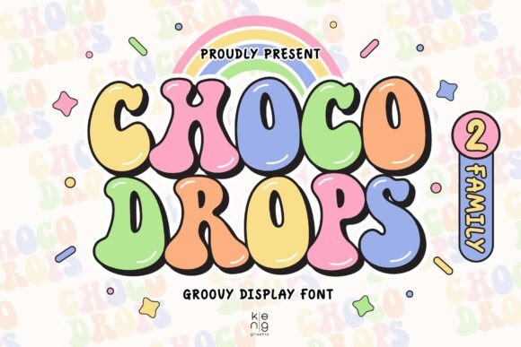 Choco Drops Font Review: A Groovy Display Typeface for Editorial Design