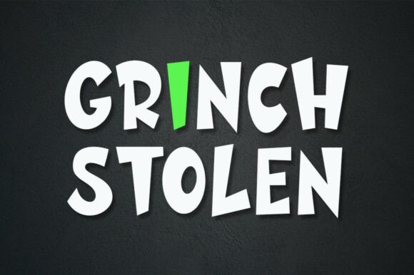 Grinch Stolen: A Font That Brings Holiday Spirit to Digital Design