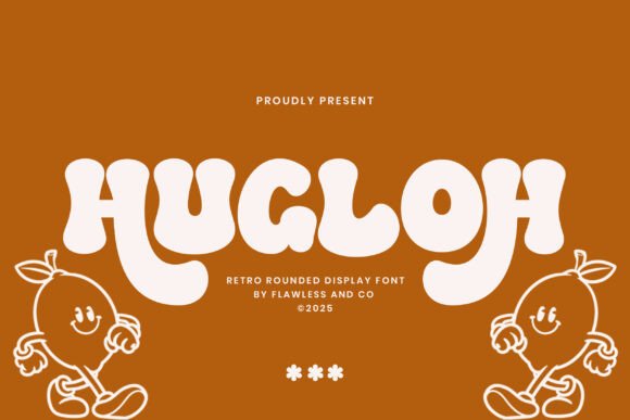 Hugloh: A Warm Display Font for Handmade Creators