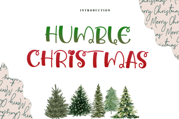 Humble Christmas: A Timeless Font for Handmade Crafters