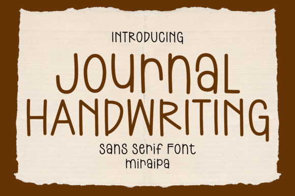 Journal Handwriting: The Font That Brings Your Campaign to Life