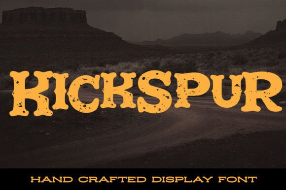 Kickspur: The Bold Font for Crafting with Character