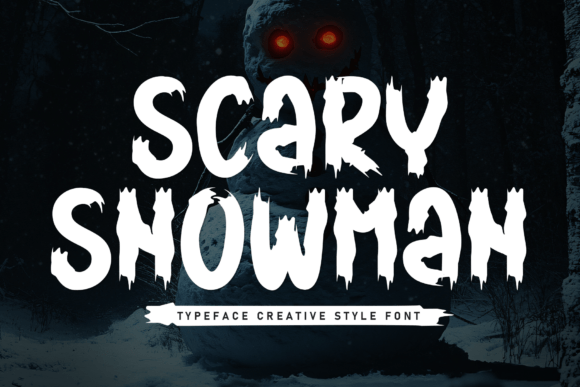 Scary Snowman: A Font That Brings Holiday Magic to Your Creations