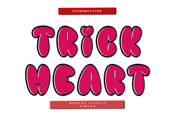 Trick Heart: A Playful Display Font for Campaigns